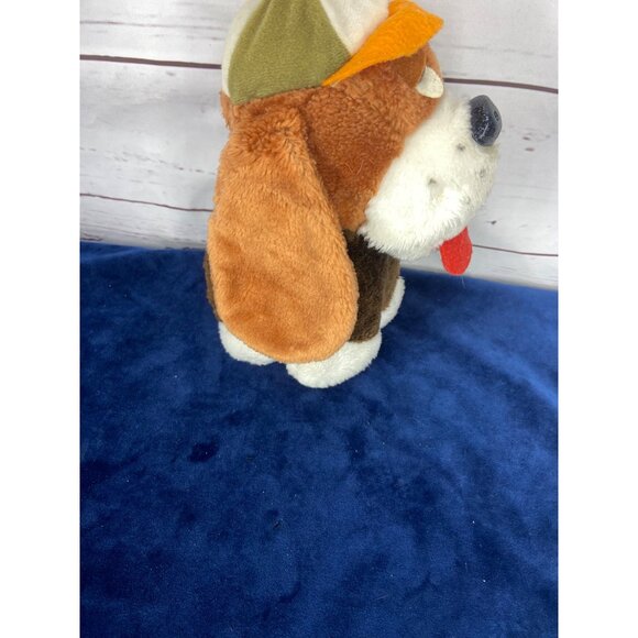 Vintage Rare‎ Wallace Berrie Soft Toy Plush Hound Dog with Cap - Picture 2 of 10